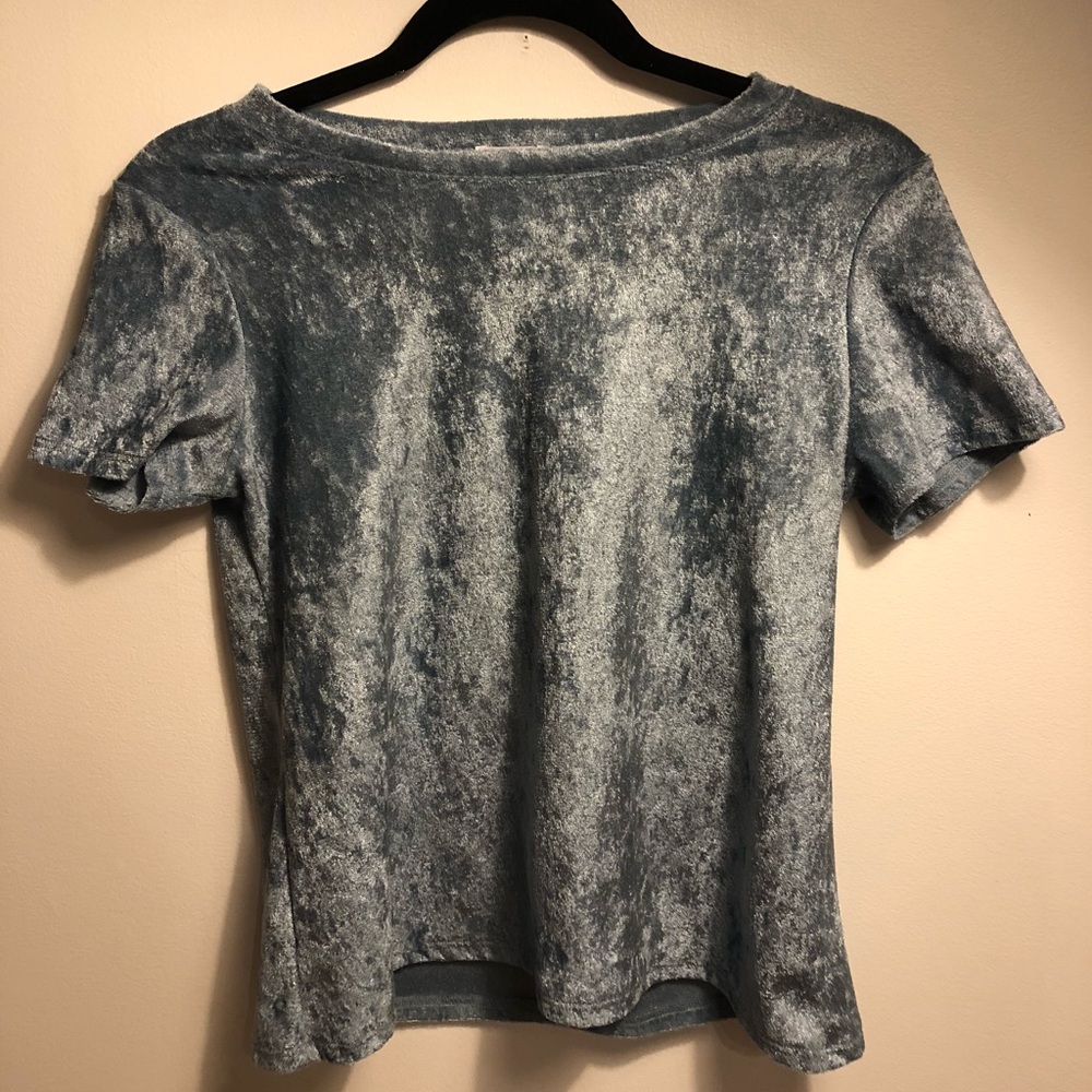 TopShop Crushed Velvet Shirt